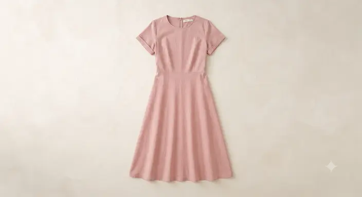 Vestido midi de algodón orgánico